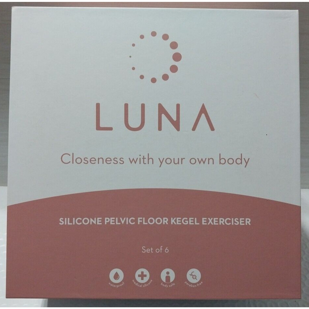 Luna Silicone Dilators for Pelvic Floor Strengthening Set of 6 Different Sizes